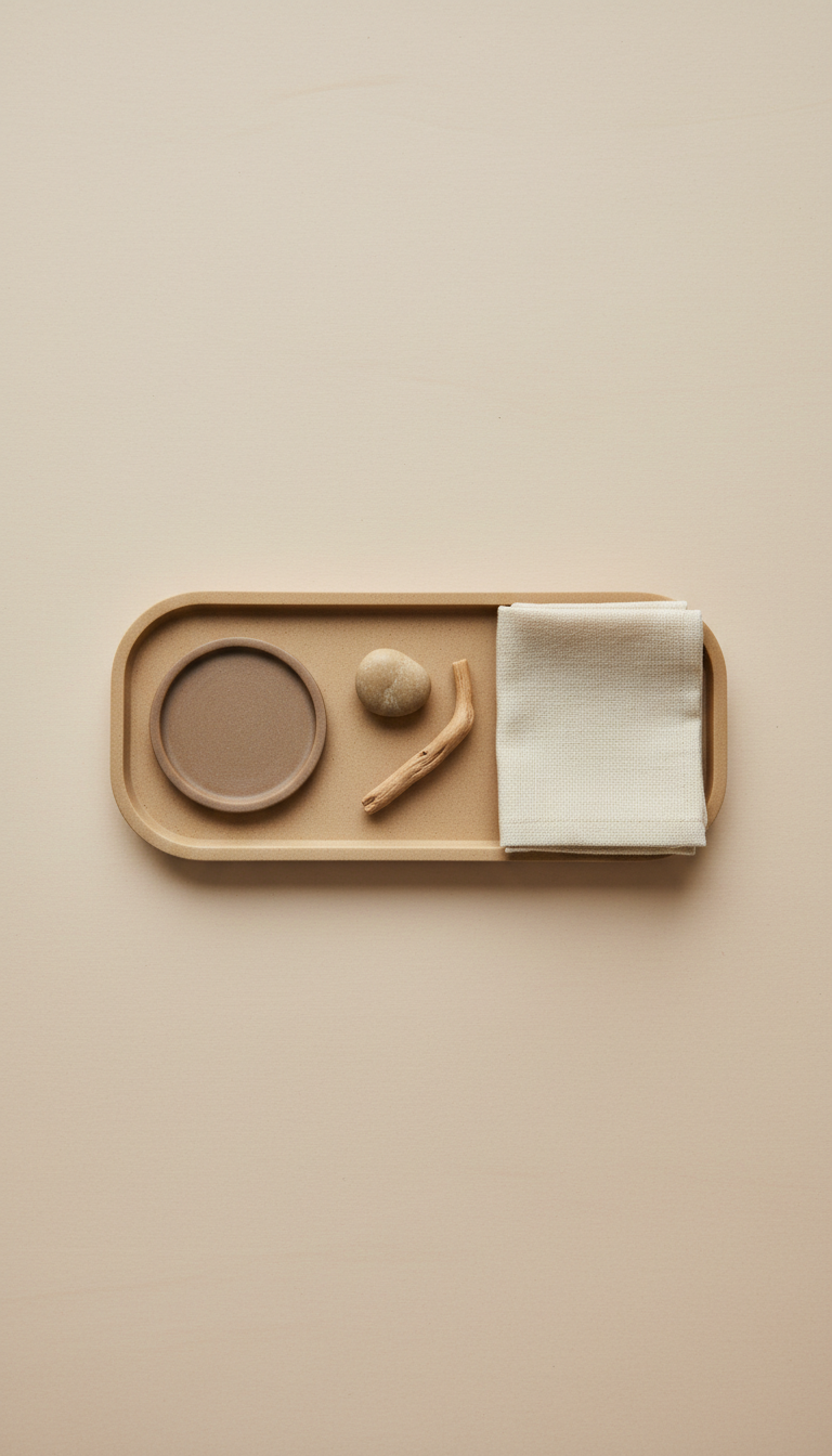 Matte Ceramic Catch-All Tray